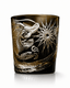Edo Kiriko Handcrafted Soaring Dragon Whisky Glass With Leather Box