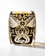 Edo Kiriko Black Wukong – Monkey King Whisky Glass with Leather Box