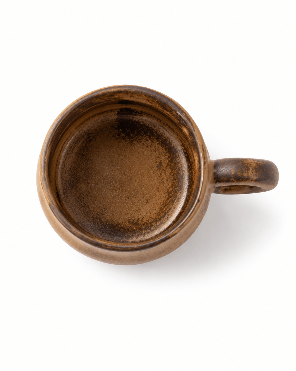 Handmade Brown Reactive Glaze Ceramic Coffee Mug Secondary image