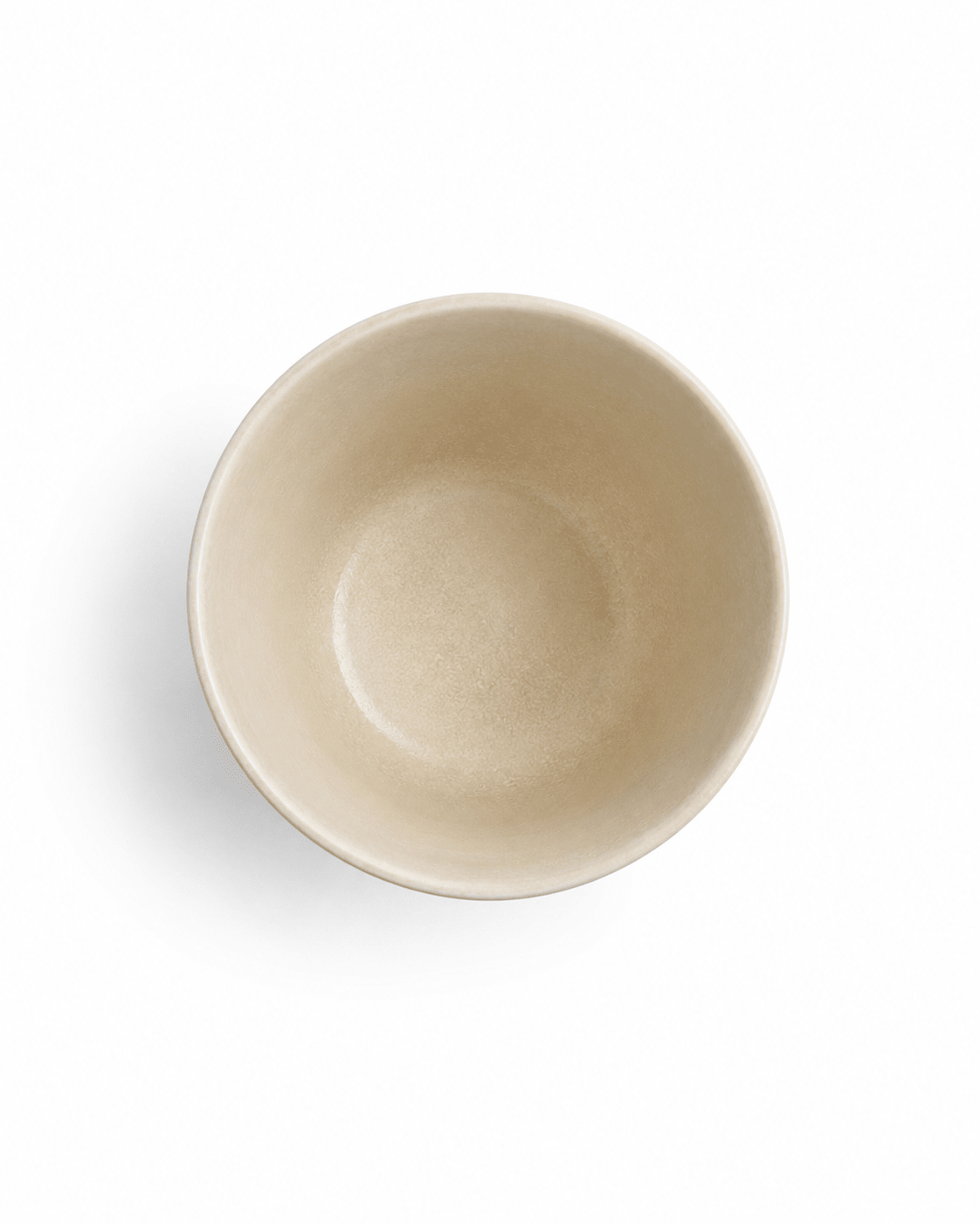 Handmade Cream Matte Glaze Stoneware Tea Cup Secondary image