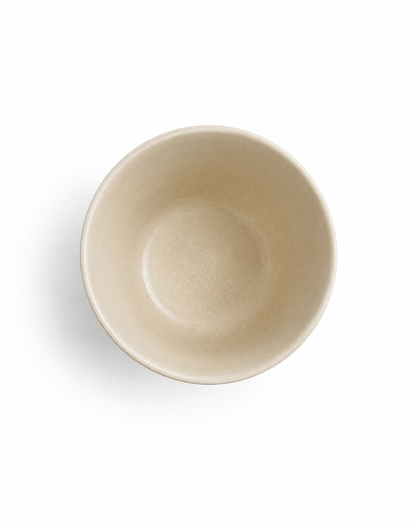 Handmade Cream Matte Glaze Stoneware Tea Cup