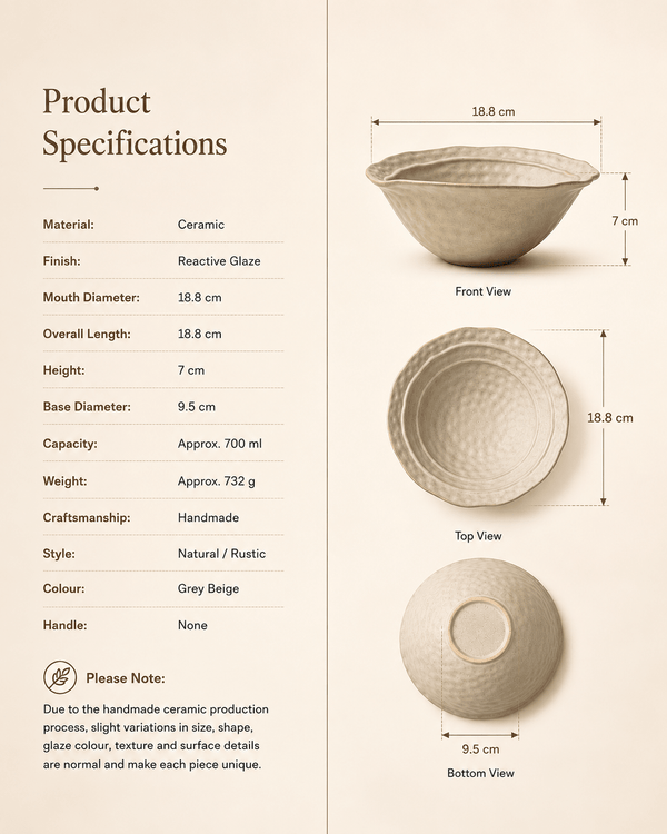 handmade-beige-wavy-rim-ceramic-pasta-bowl-specifications