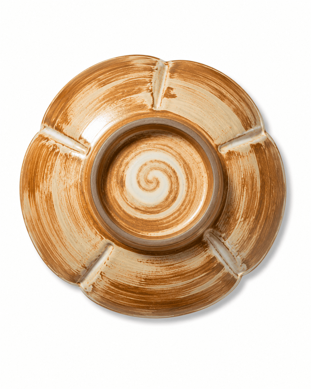 handmade-brown-cream-reactive-glaze-ceramic-pasta-bowl-bottom-view