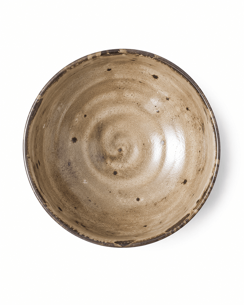 Rustic Ribbed Handmade Ceramic Rice Bowl Secondary image