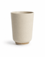 Handmade Cream Matte Glaze Stoneware Tea Cup