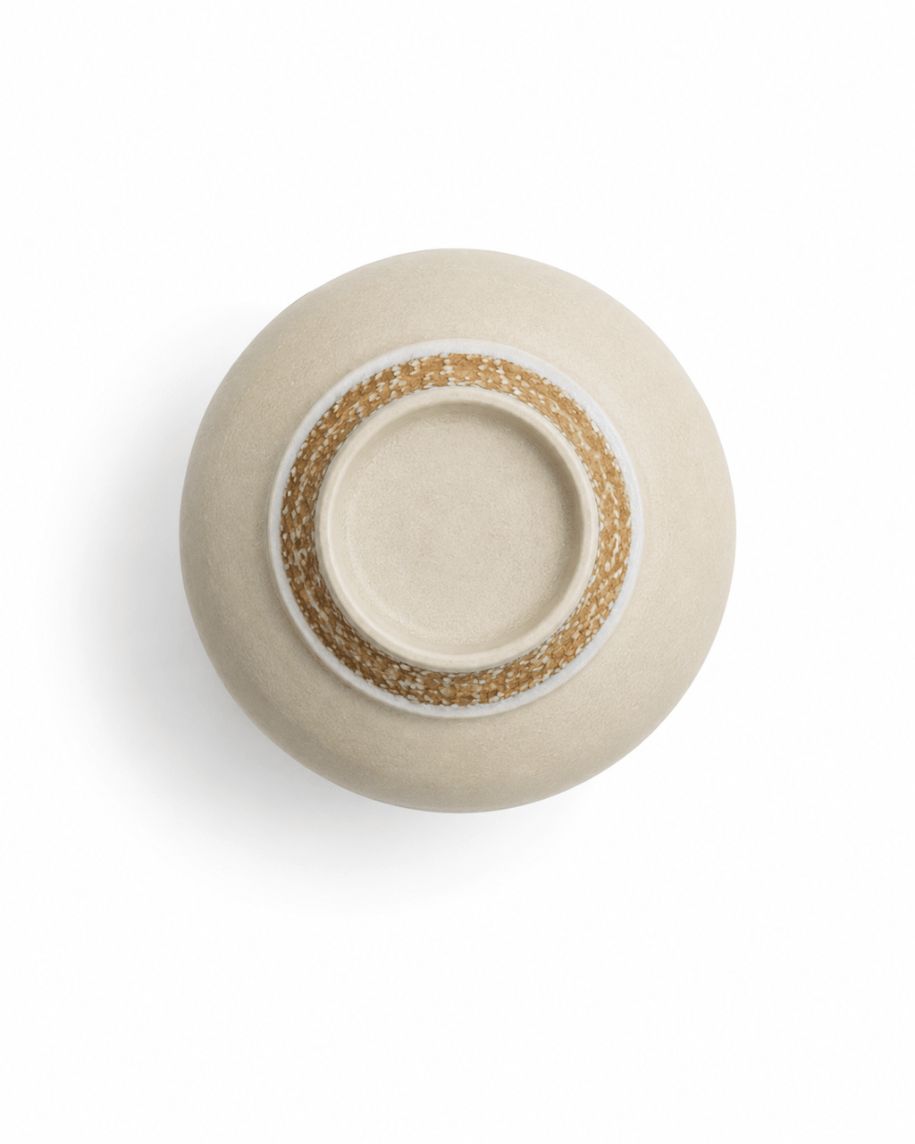 Handmade Cream Matte Glaze Stoneware Tea Cup