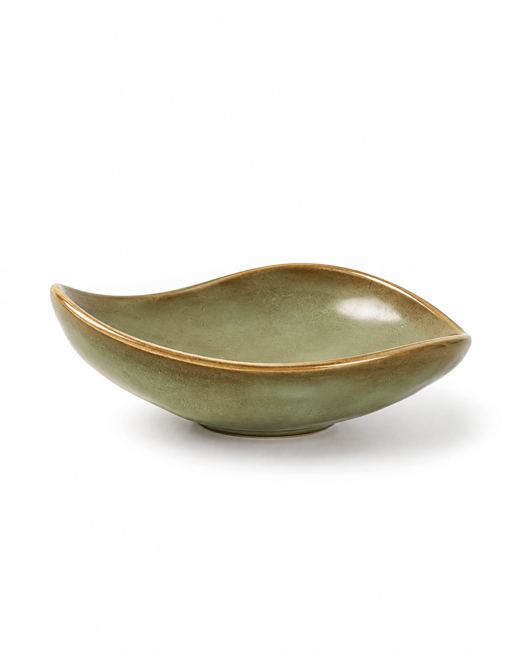 handmade-green-organic-reactive-glaze-ceramic-pasta-bowl-side-view