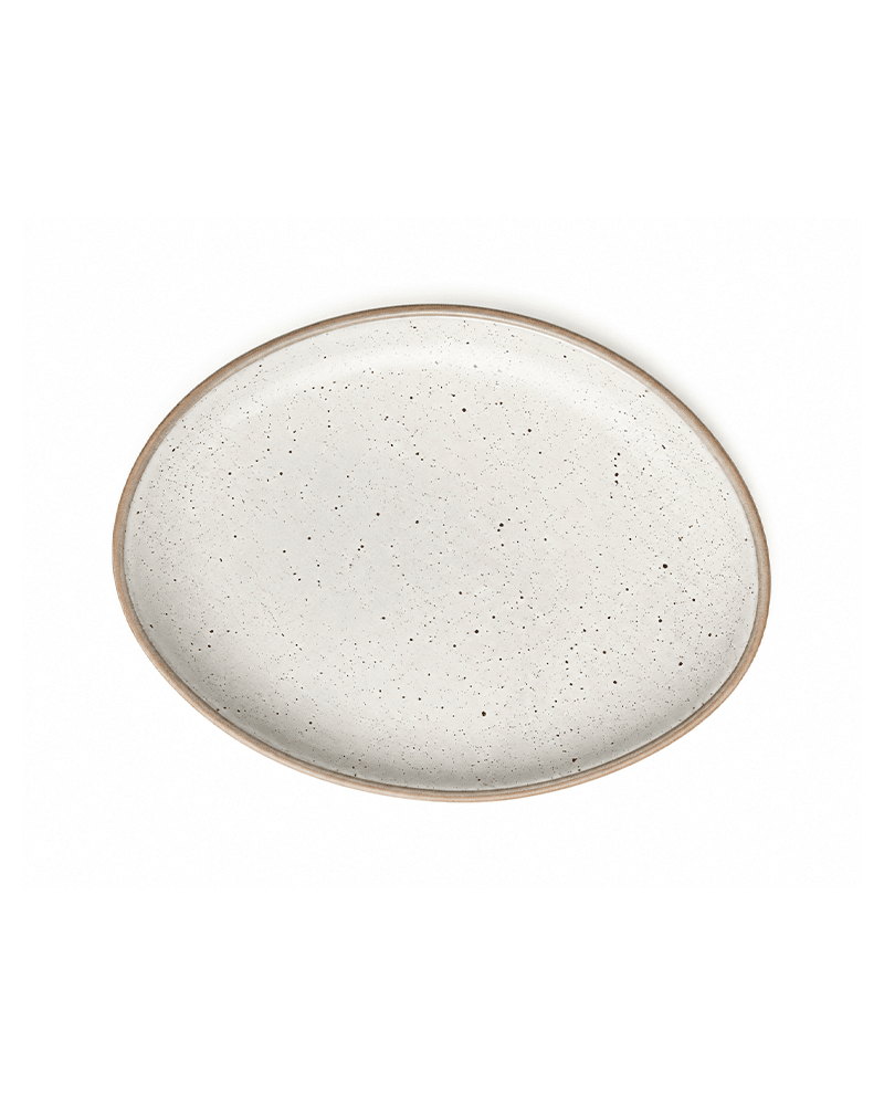 Handmade Speckled Ceramic Dinner & Side Plate