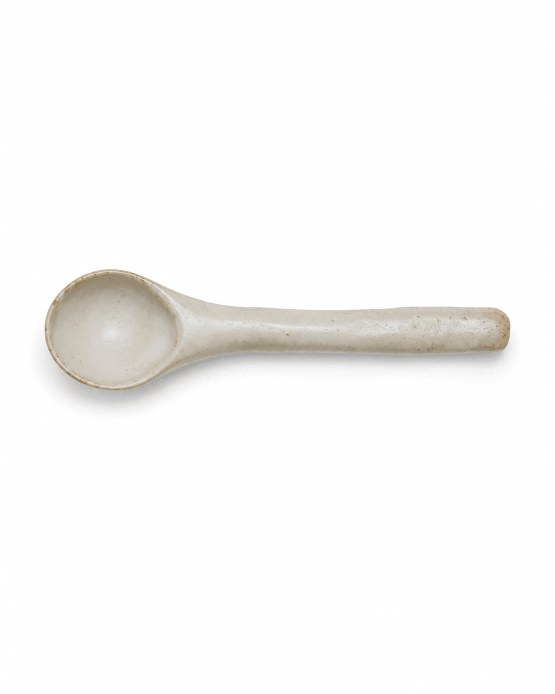 handmade-speckled-ceramic-spoon-top-view Main image