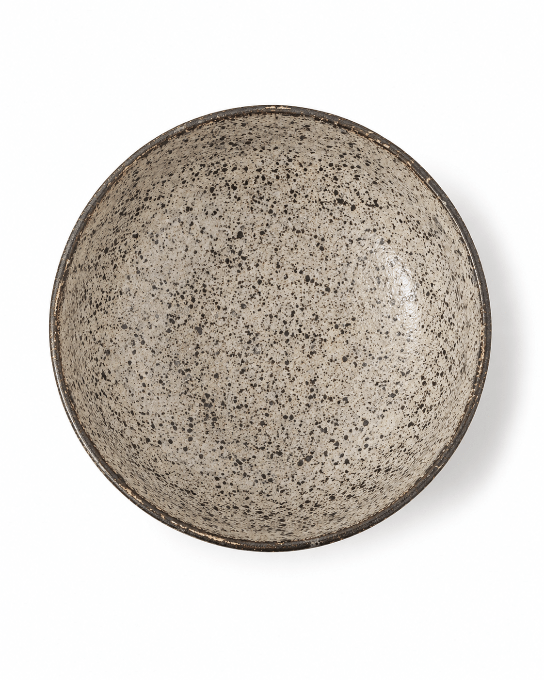 Handmade Speckled Stoneware Serving Bowl – Rustic Artisan Ceramic Bowl Secondary image