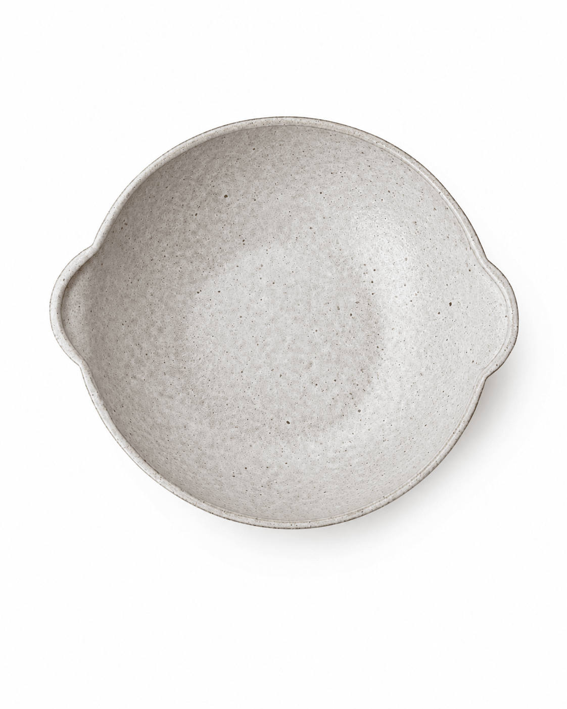 Handmade Speckled Ceramic Serving Bowl with Double Ear Handles Secondary image